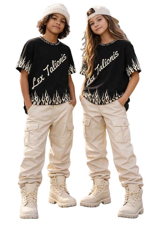 Luxe Talionis Cotton Crew Neck T-shirt | Youth