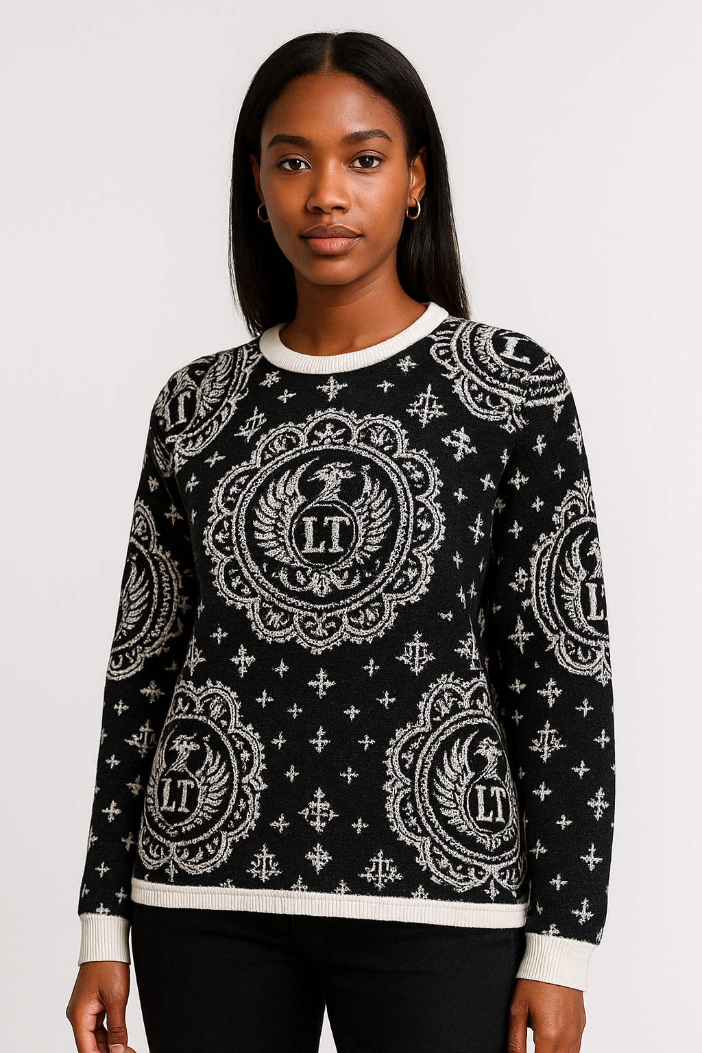 LEXDoliy® Straight Bottom Knitted Sweater