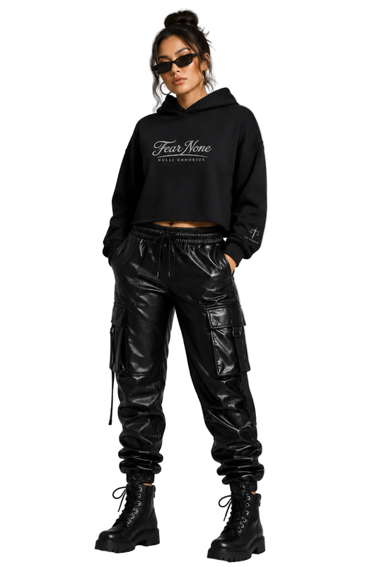 Creed I™ — Fear None Crop Hoodie