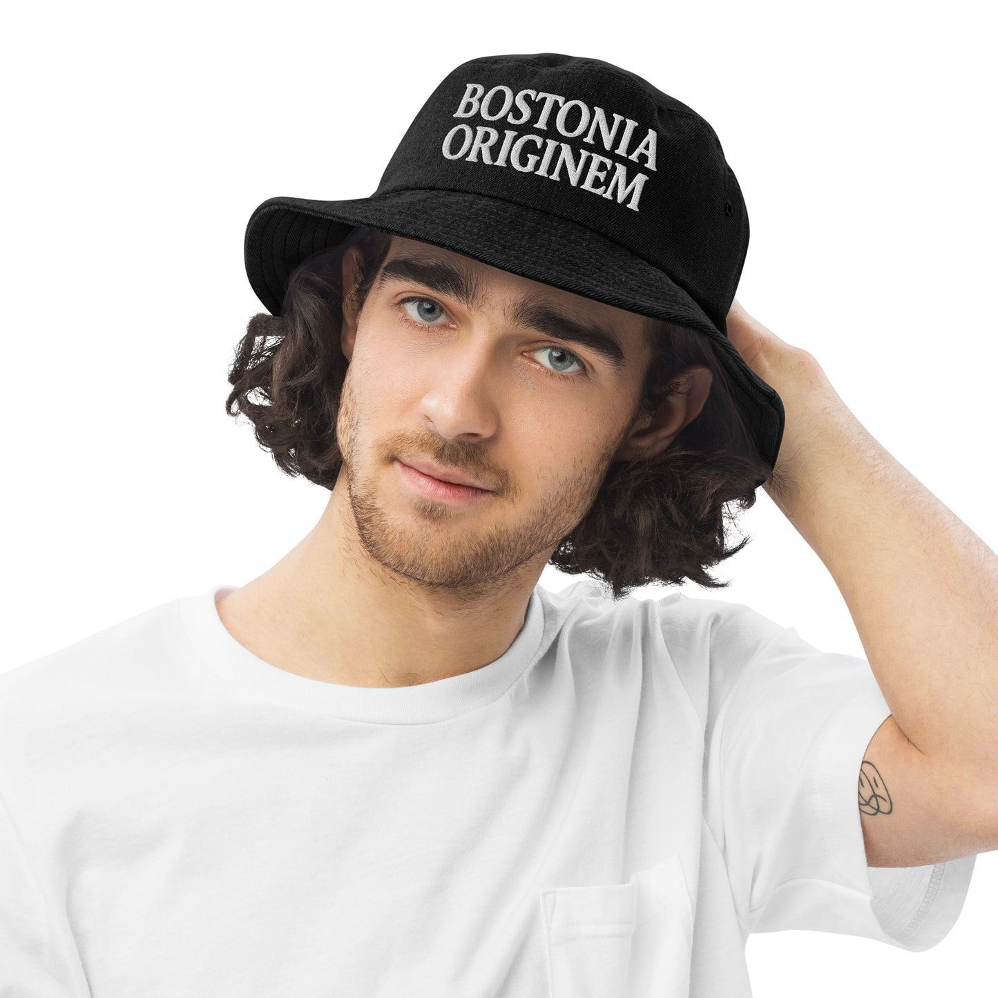 Denim Bucket Hat.