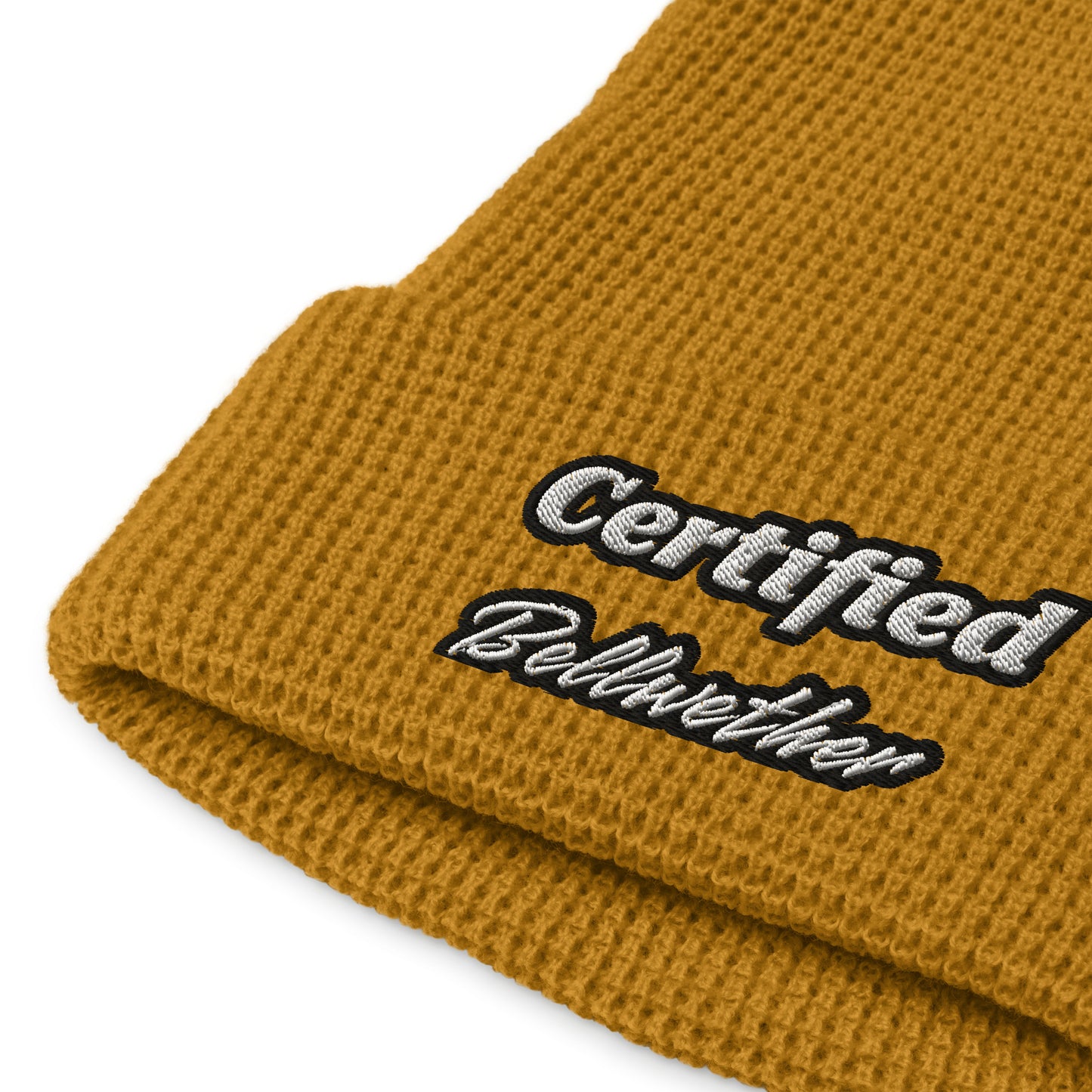 "Certified Bellwether" Waffle Beanie.