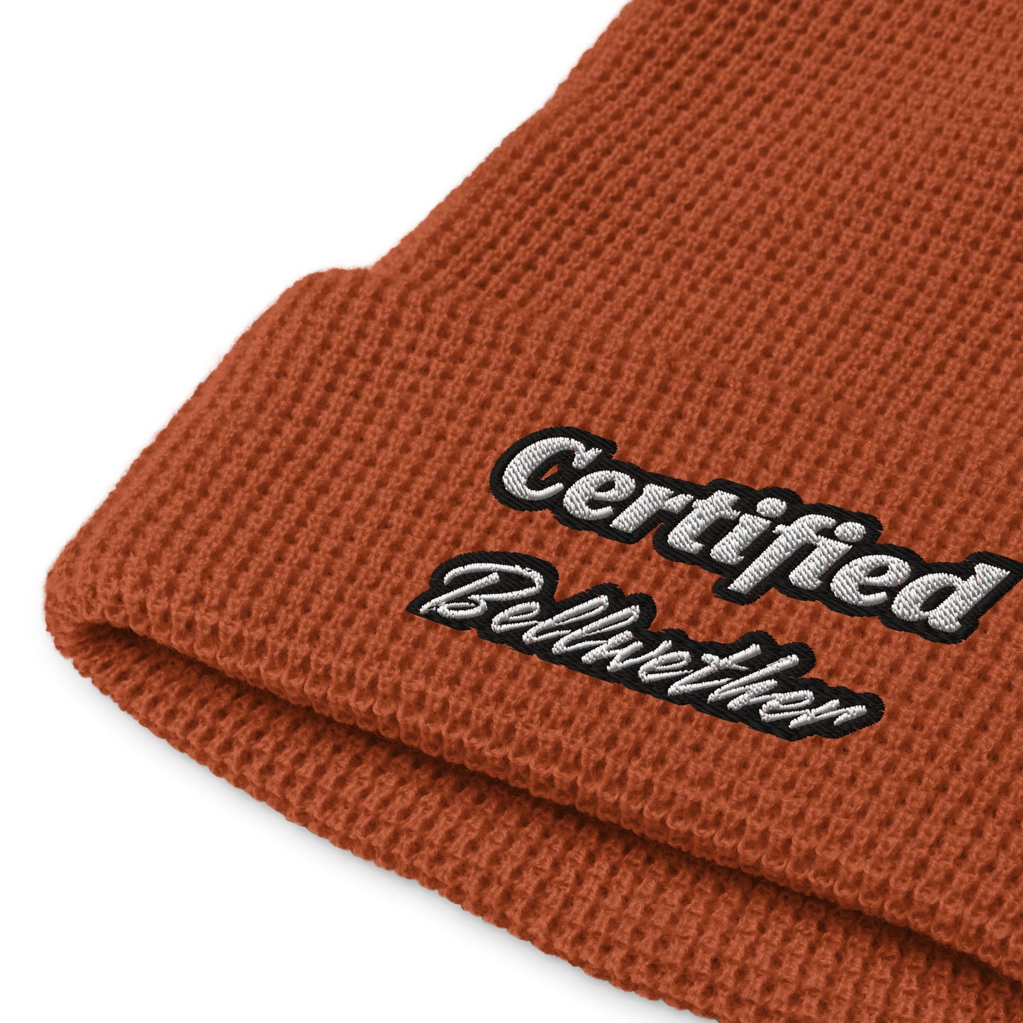 "Certified Bellwether" Waffle Beanie.