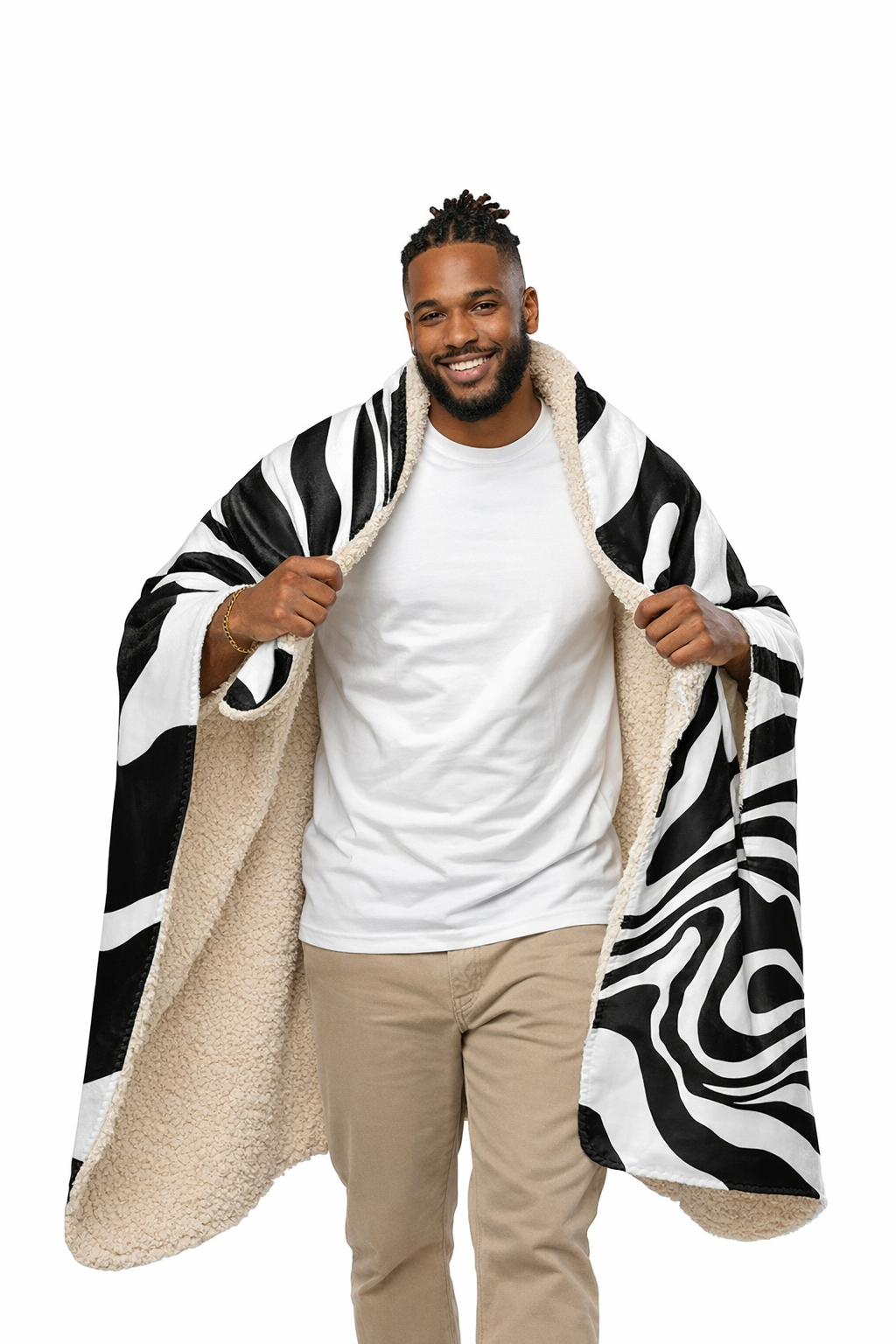 LEX Spiral Sherpa Blanket