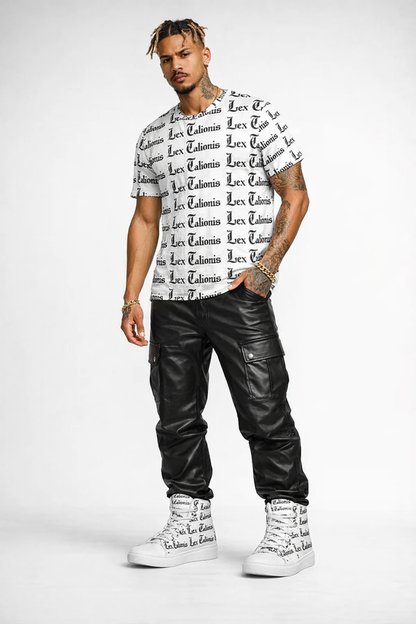 LEX Script High Top Canvas Shoes | Vir Rēnāscēns