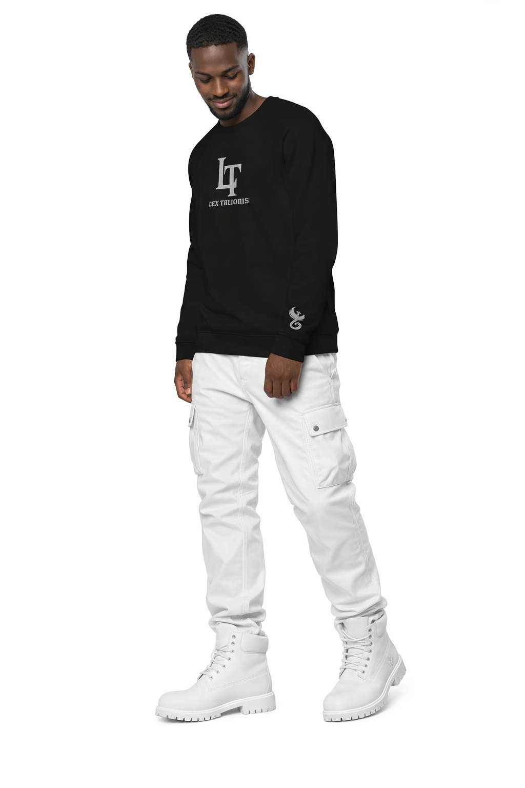 LEX Script Organic Raglan Sweatshirt