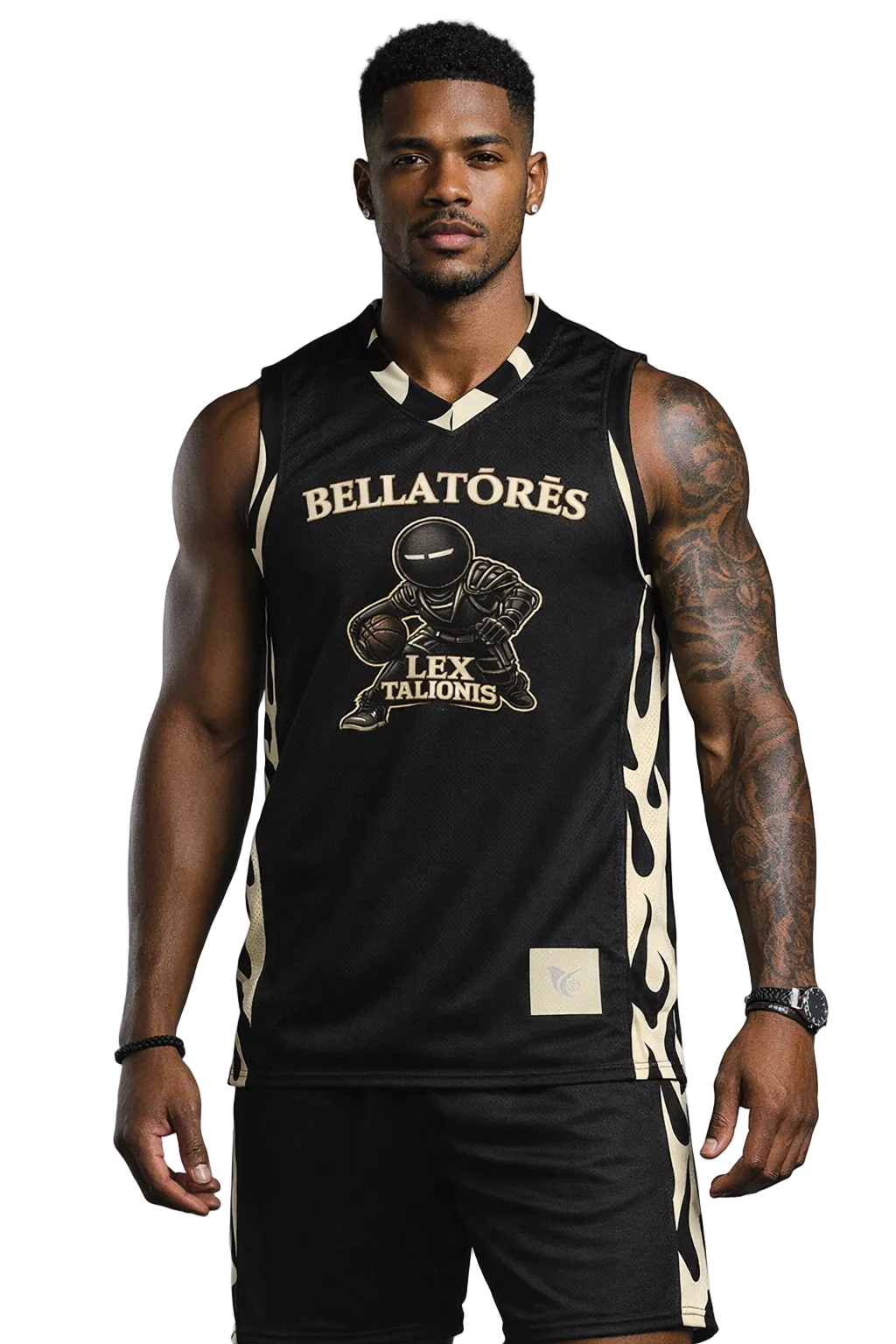 Bellatores Sine Aemulis Ludus Basketball Jersey | 06