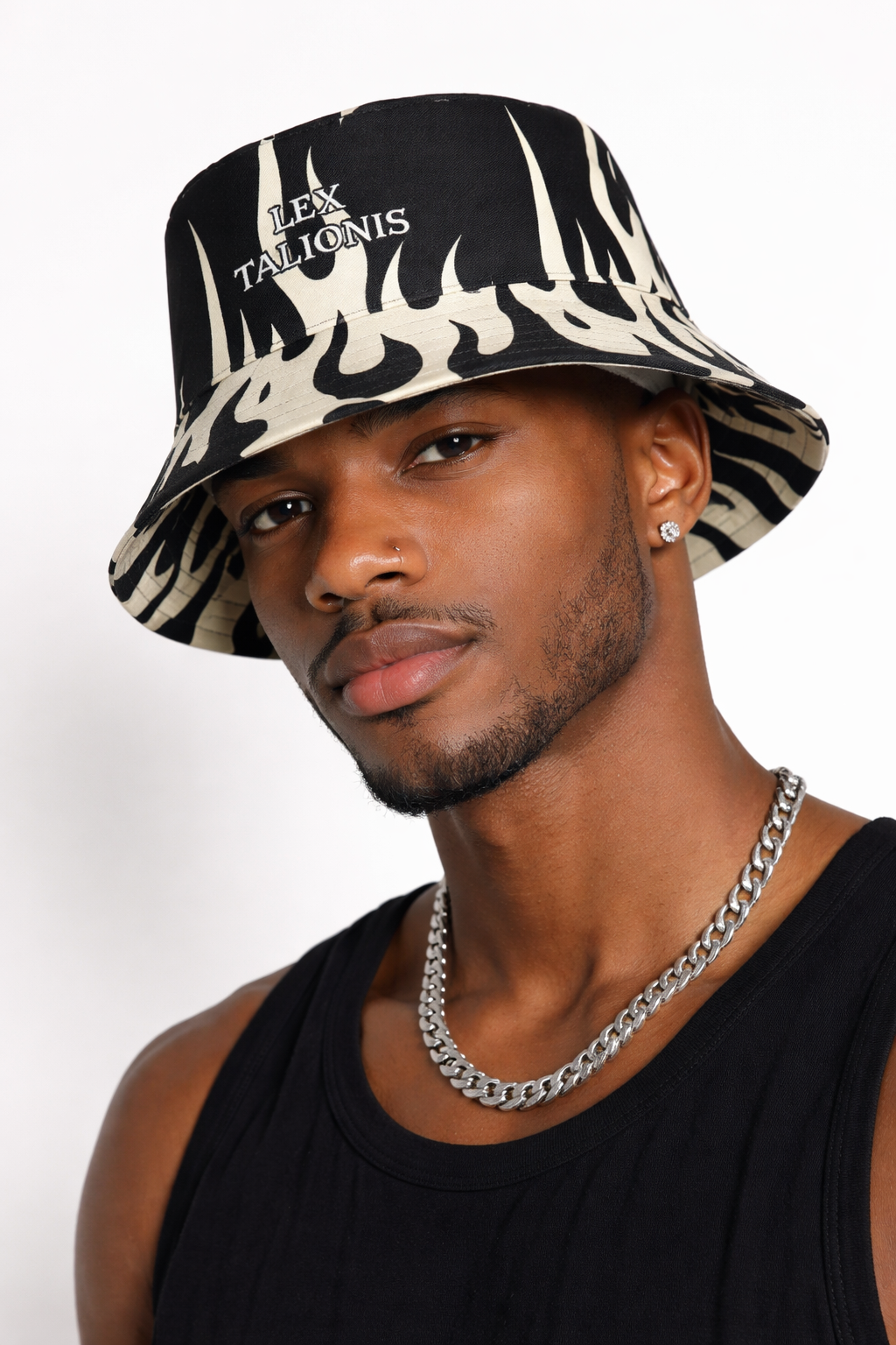 Bellatores Sine Aemulis Luxe Flame Reversible Bucket Hat