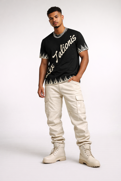 Luxe Talionis Cotton Crew Neck T-shirt