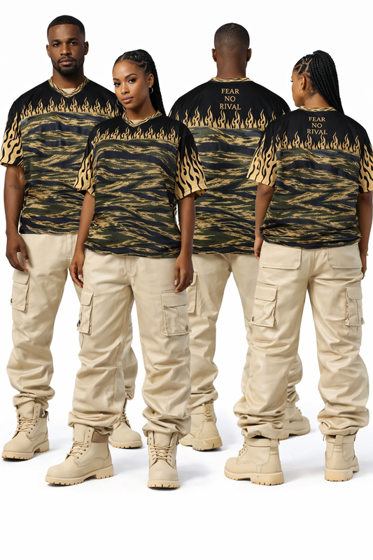 Maculae Ferōx® 2 x Luxe Flames Boxy Football Jersey | Utrique Aptus