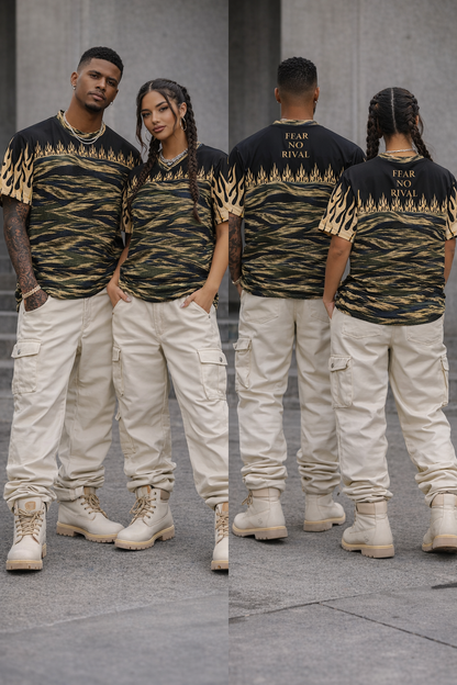 Maculae Ferōx® 2 x Luxe Flames Boxy Football Jersey | Utrique Aptus