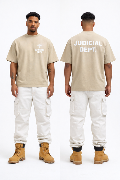 Judicial Dept. Oversized High Neck T-shirt