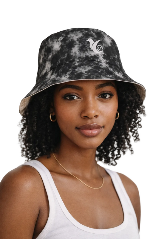 Atramentum Nox / Alba Reversible Bucket Hat