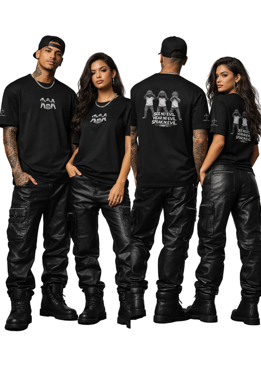 See, Hear, & Speak No Evil Premium T-shirt | Utrique Aptus