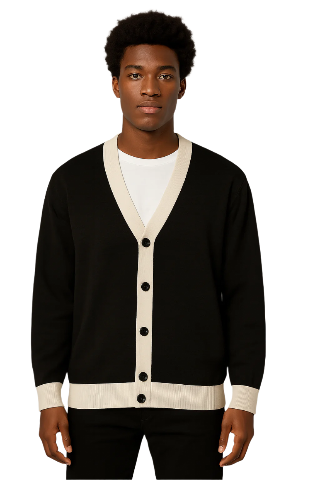 Knitted Cardigan.