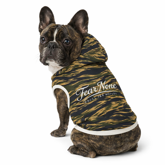 Maculae Ferōx® Fear None Pet Hoodie | Fear None Field Division