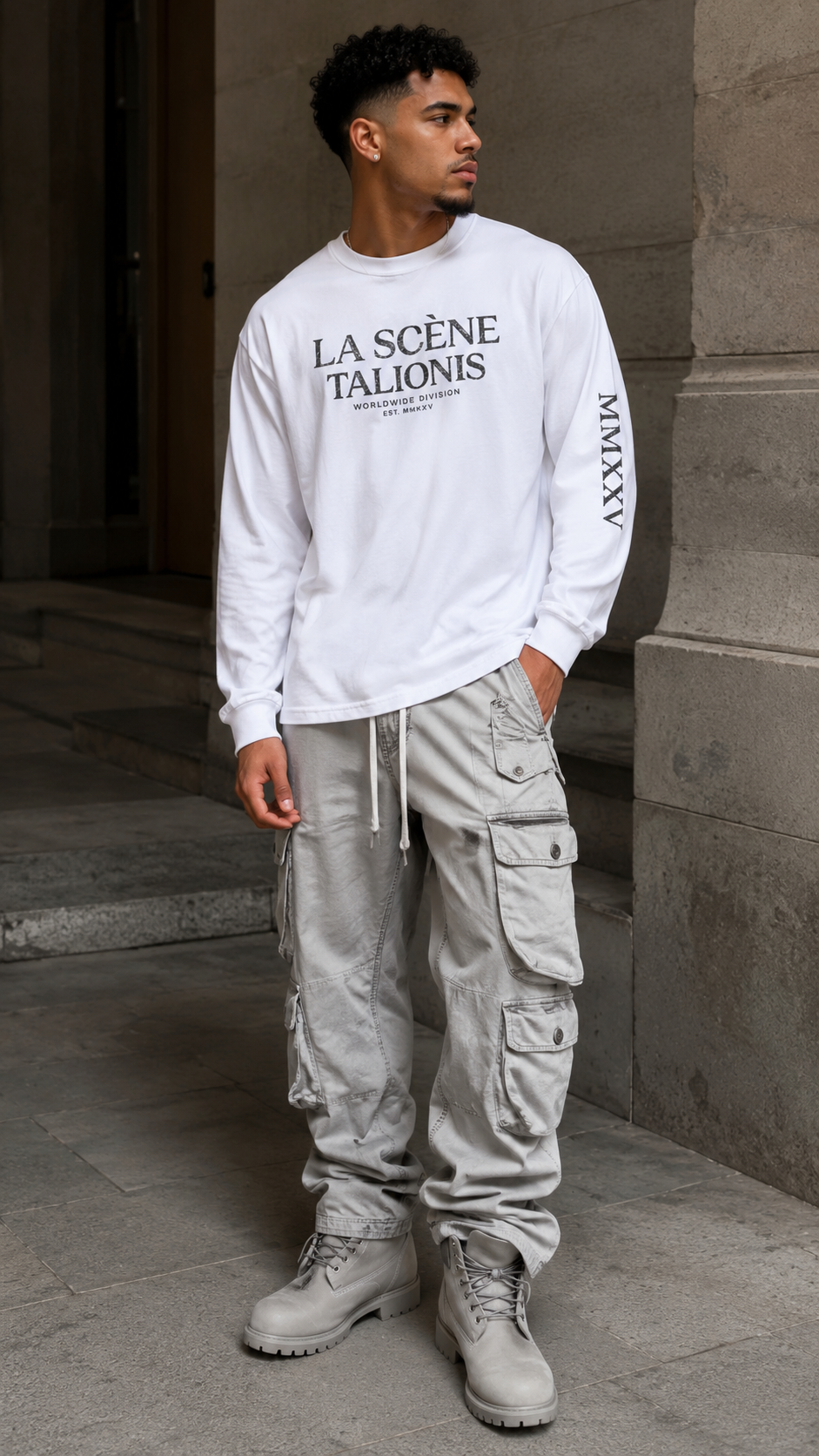 LA SCÈNE TALIONIS™ Garment-Dyed Heavyweight LS Shirt