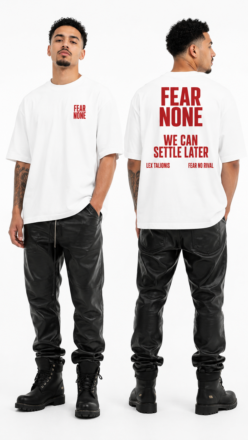 Settle Later Box Tee