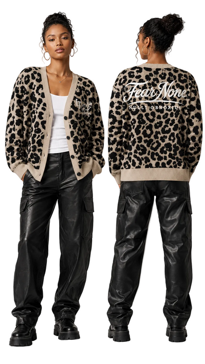 Maculae Leopardī  Knitted Cardigan