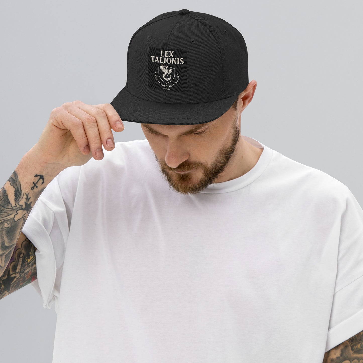 Snapback Hat.