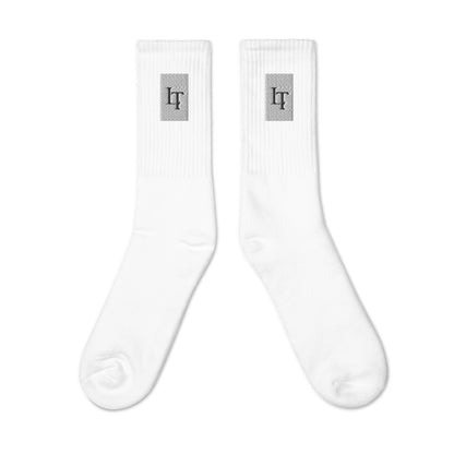 LEX Embroidered Socks.