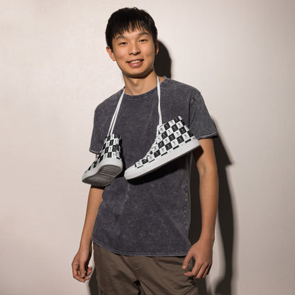 High Top Canvas Shoes | Men.