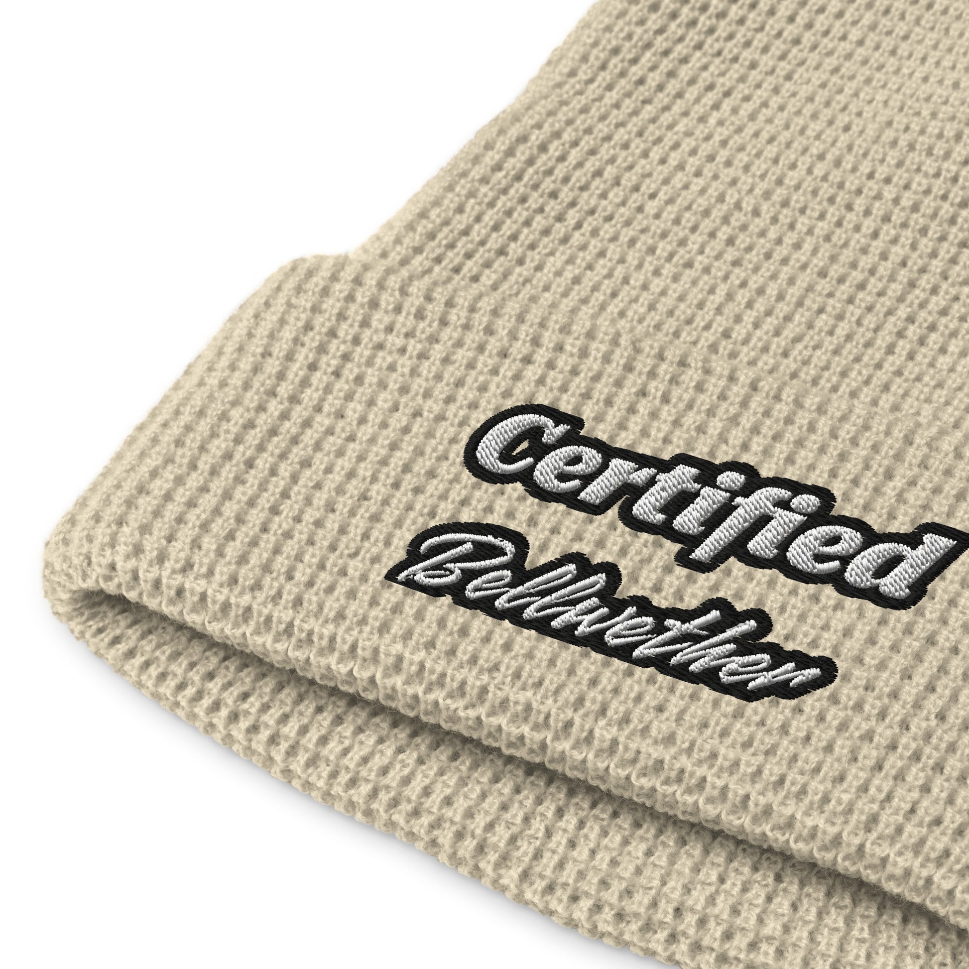 "Certified Bellwether" Waffle Beanie.