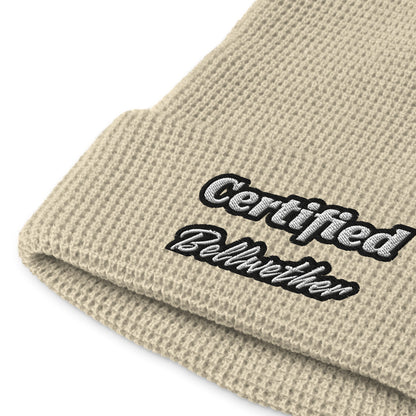 "Certified Bellwether" Waffle Beanie.