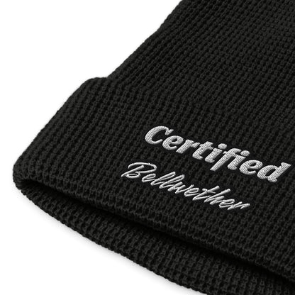 "Certified Bellwether" Waffle Beanie.