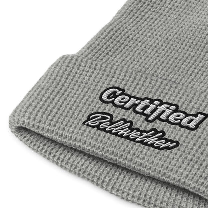 "Certified Bellwether" Waffle Beanie.