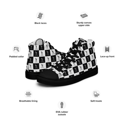 High Top Canvas Shoes | Women.
